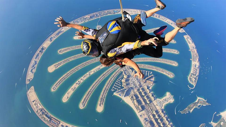 Tandem Skydive Palm Drop Dubai - Image 1